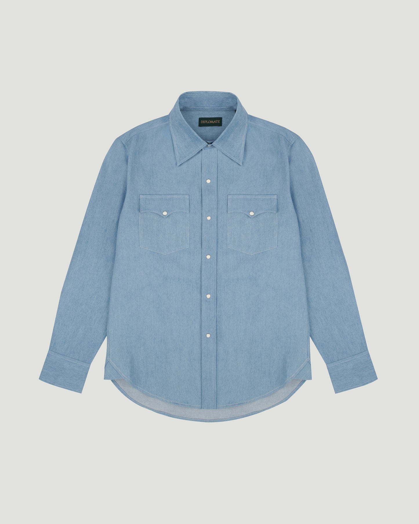 Soft-Washed Denim Westerner Shirt