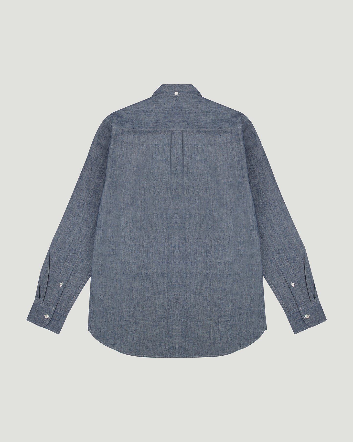 Japanese Chambray House-Fit Button Down Shirt