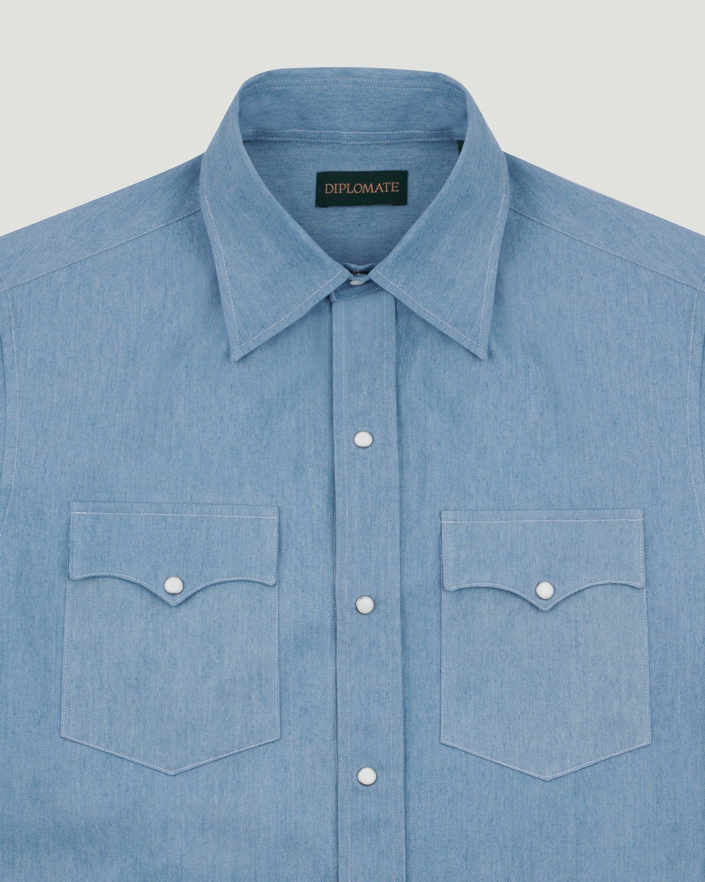 Soft-Washed Denim Westerner Shirt