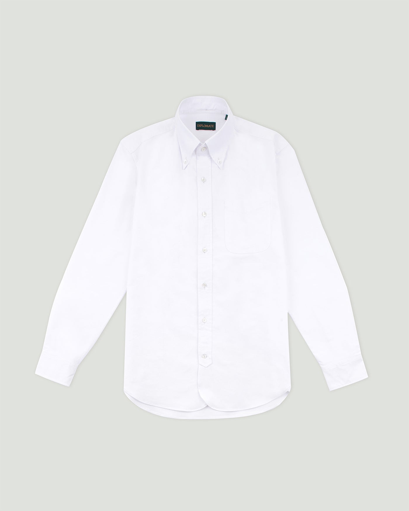 Diplomate White Oxford Button-Down Shirt
