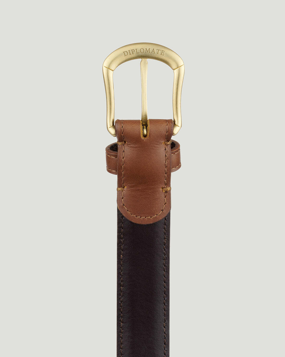 DIPLOMATE Pull-Up Tanned Leather Belt