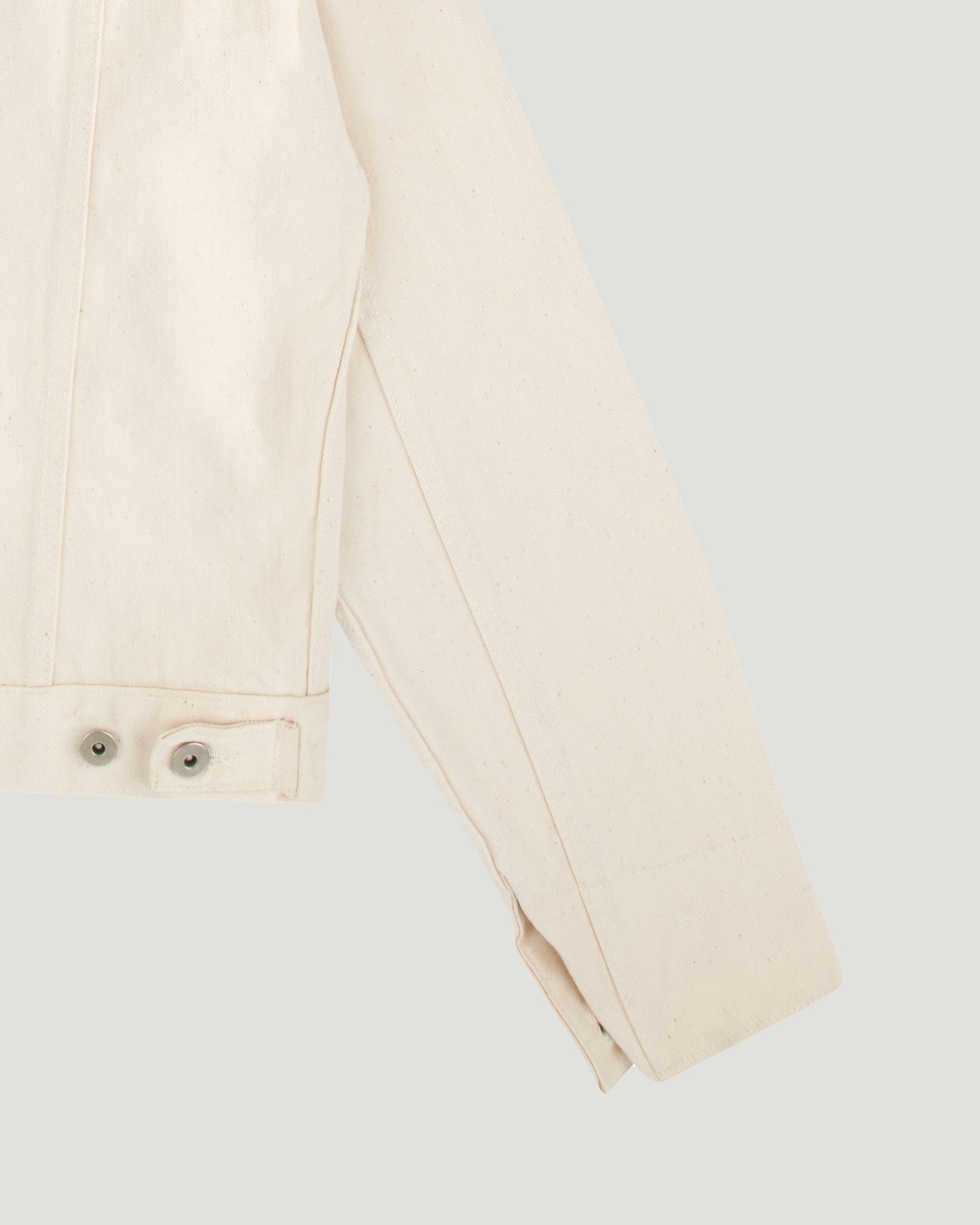 Bull Denim Rider Jacket in Natural Ecru