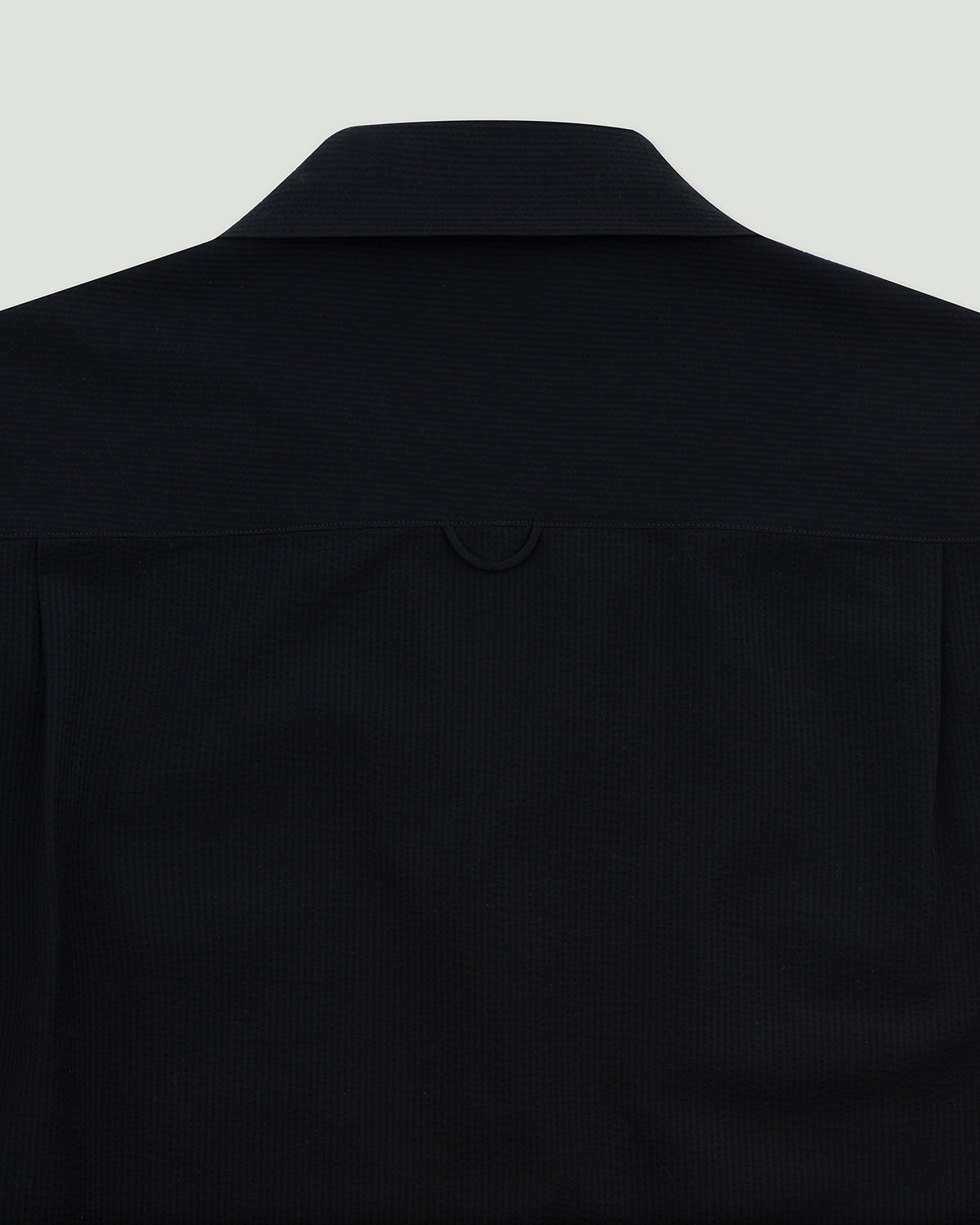 Diplomate Black Cuban Camp-Collar Shirt