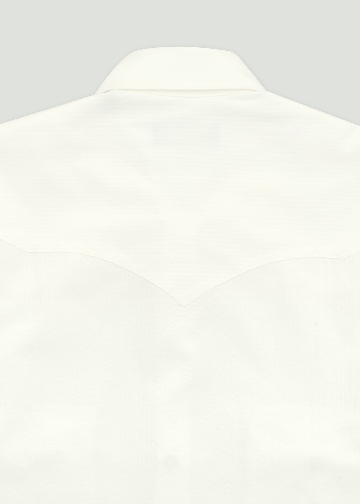 Diplomate White Seersucker Westerner Shirt