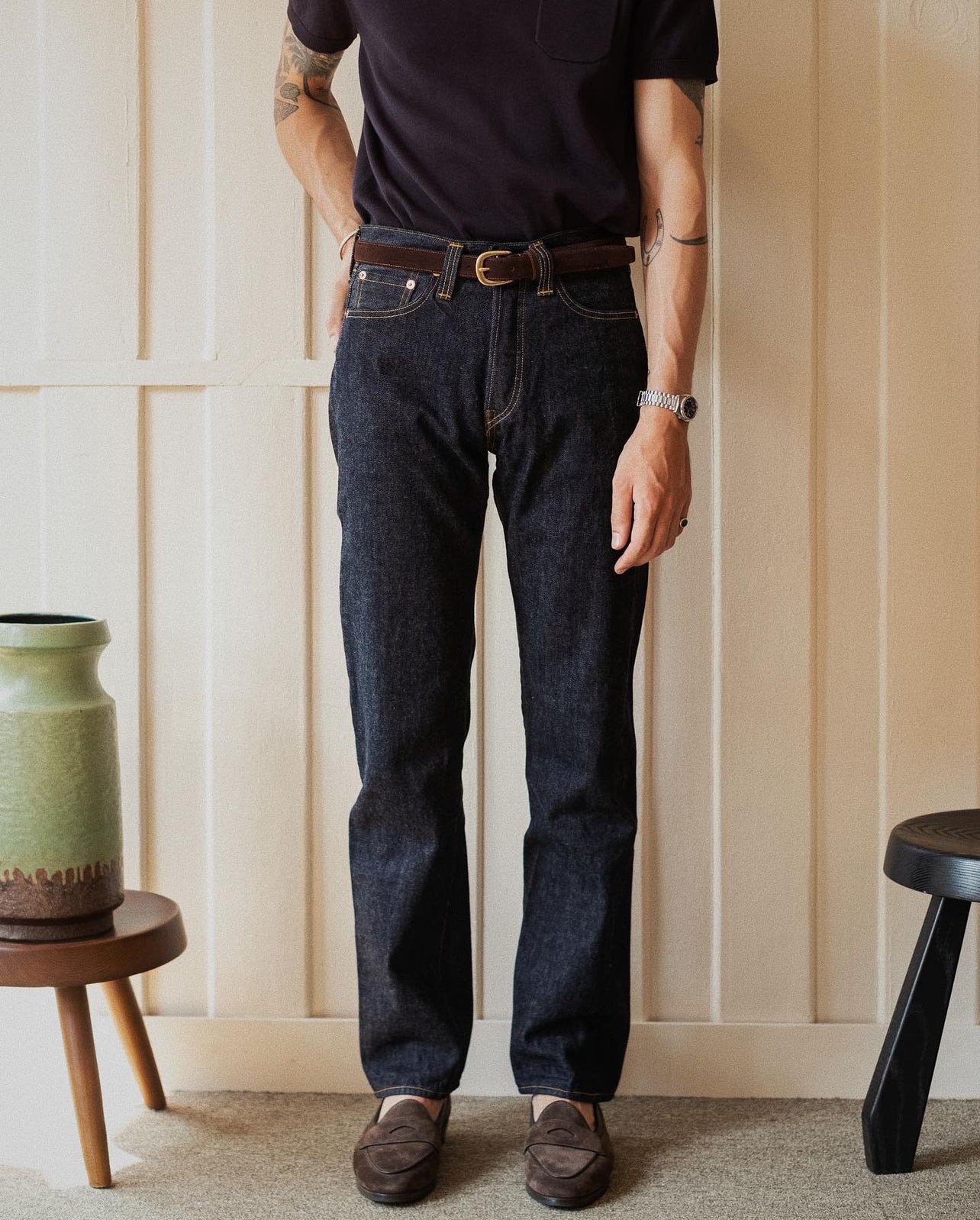 DCH01 14oz Denim Plain Indigo