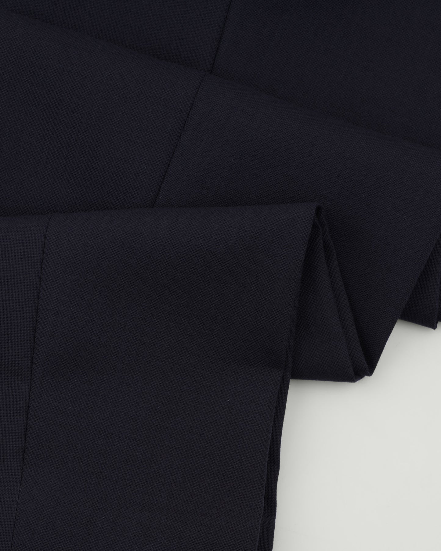 DIPLOMATE Navy Wool Double Pleated Trousers