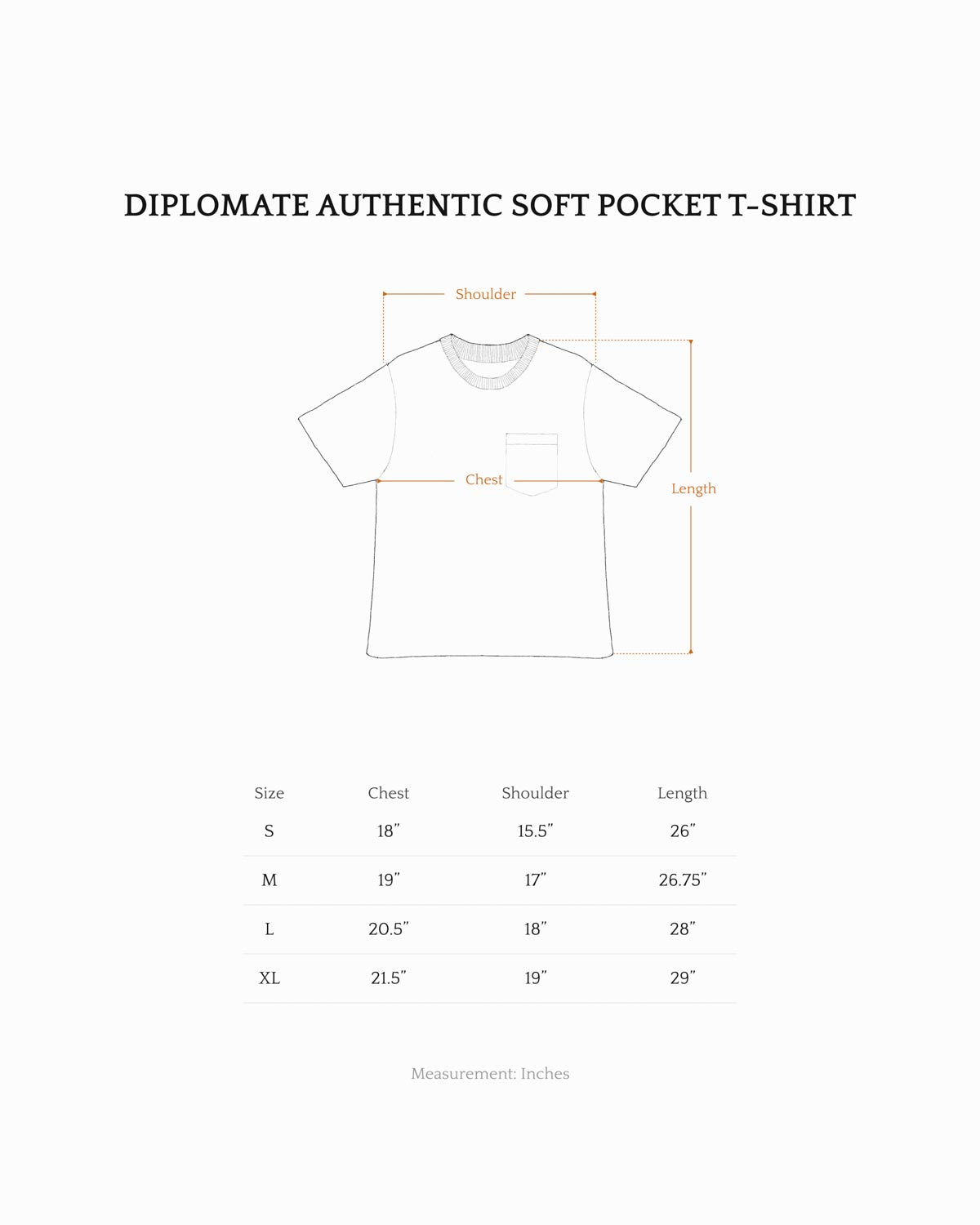 Diplomate Authentic Soft Pocket Tee