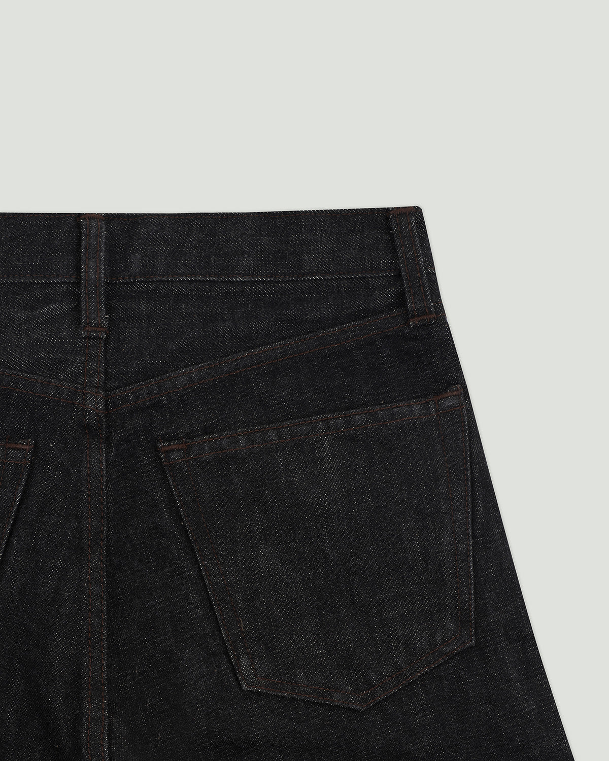 Diplomate & Triplestitchediary Plain Black Selvedge Jeans