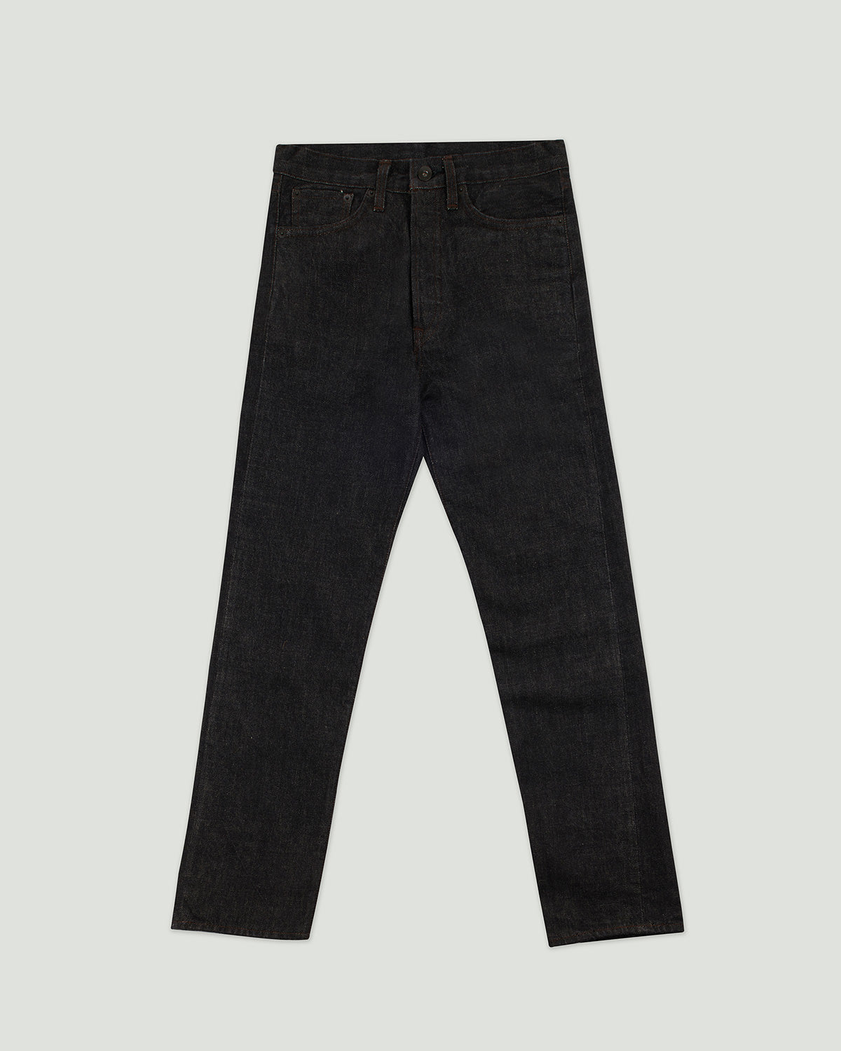 Diplomate & Triplestitchediary Plain Black Selvedge Jeans