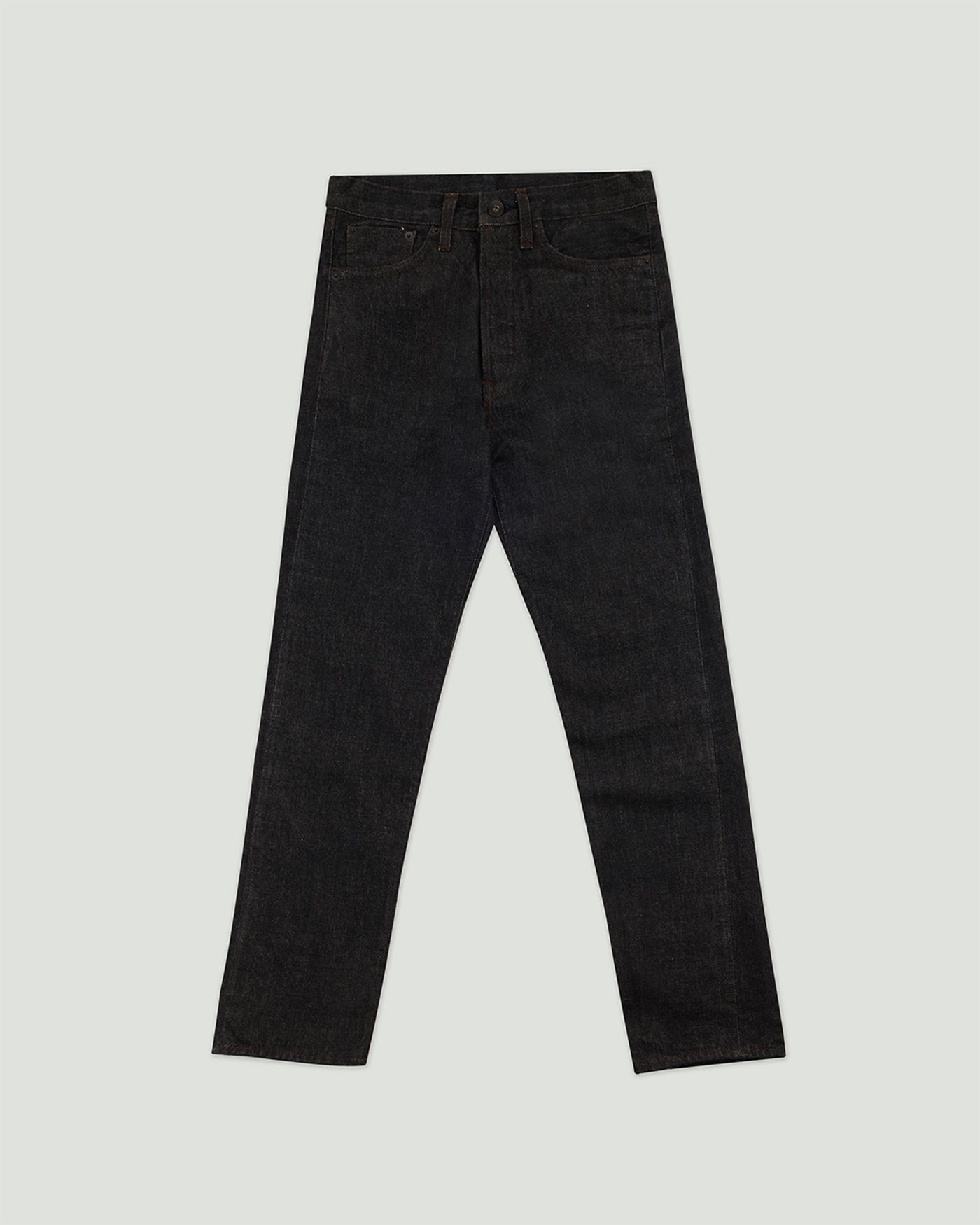 Diplomate & Triplestitchediary Plain Black Selvedge Jeans