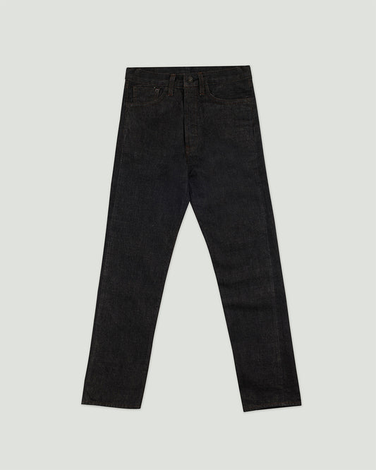 Diplomate & Triplestitchediary Plain Black Selvedge Jeans