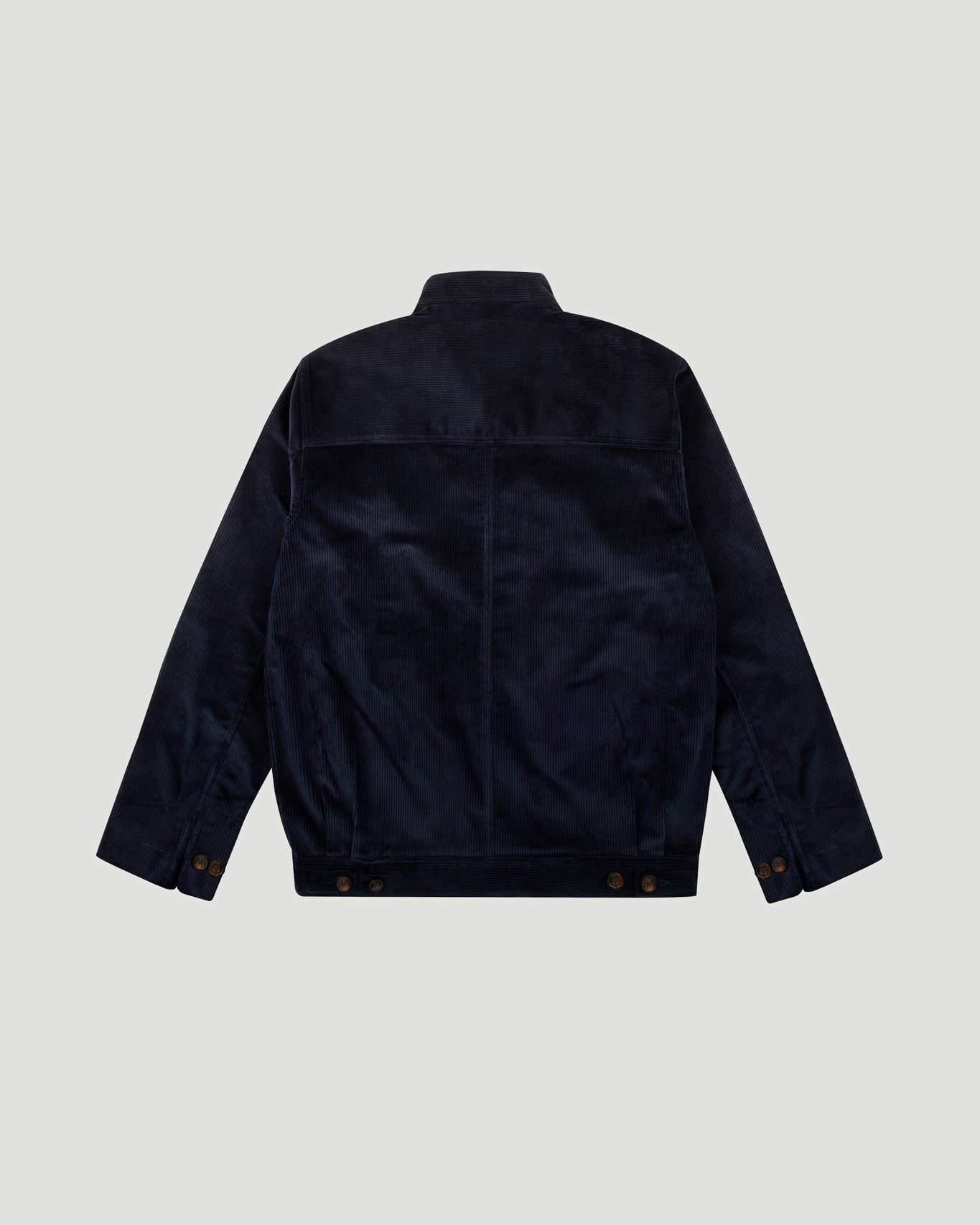 Navy Corduroy Driver Jacket