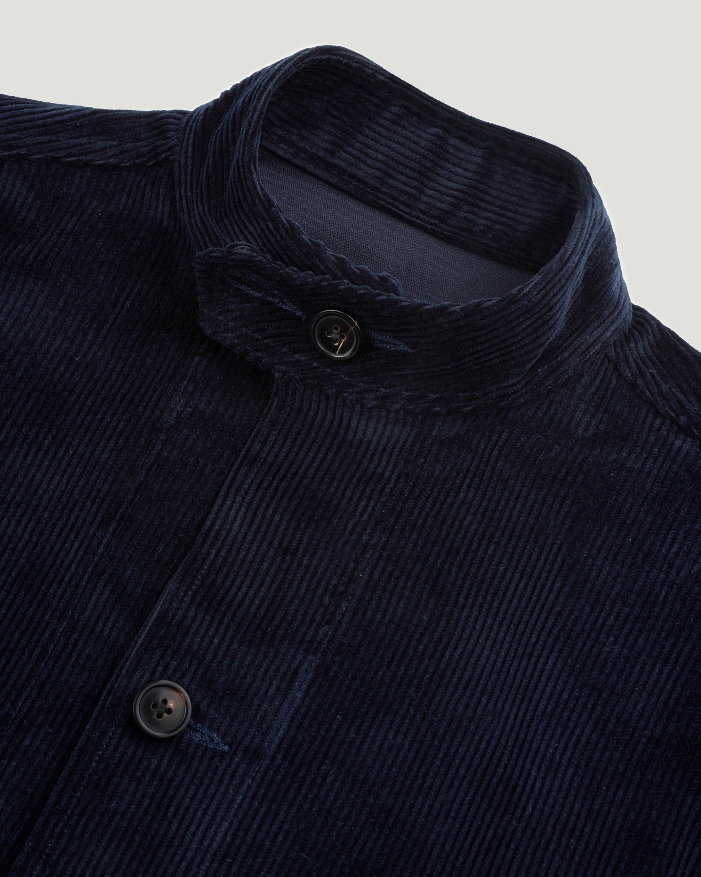 Navy Corduroy Driver Jacket