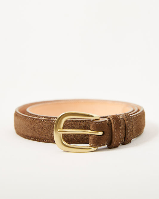 Diplomate Tan Suede Belt