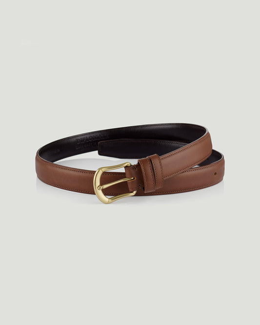 DIPLOMATE Pull-Up Tanned Leather Belt
