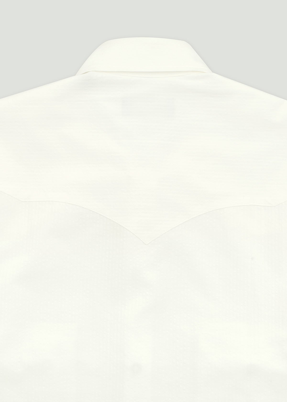 Diplomate White Seersucker Westerner Shirt