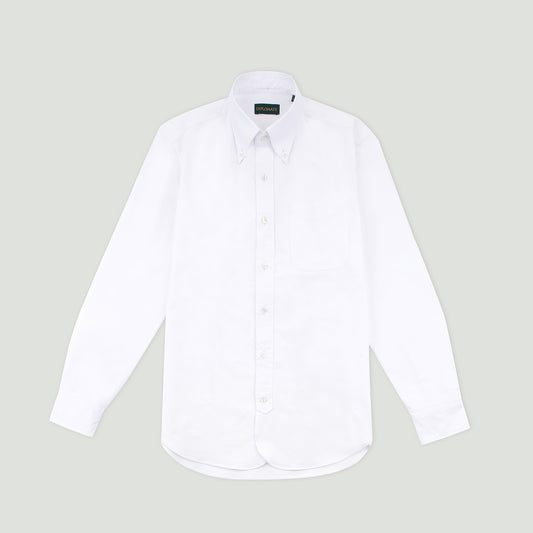 Diplomate White Oxford Button-Down Shirt