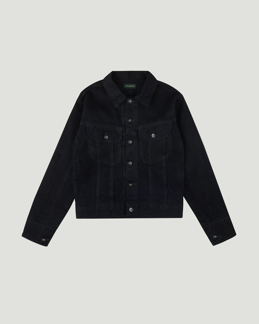 Super Black Selvedge Denim Rider Jacket