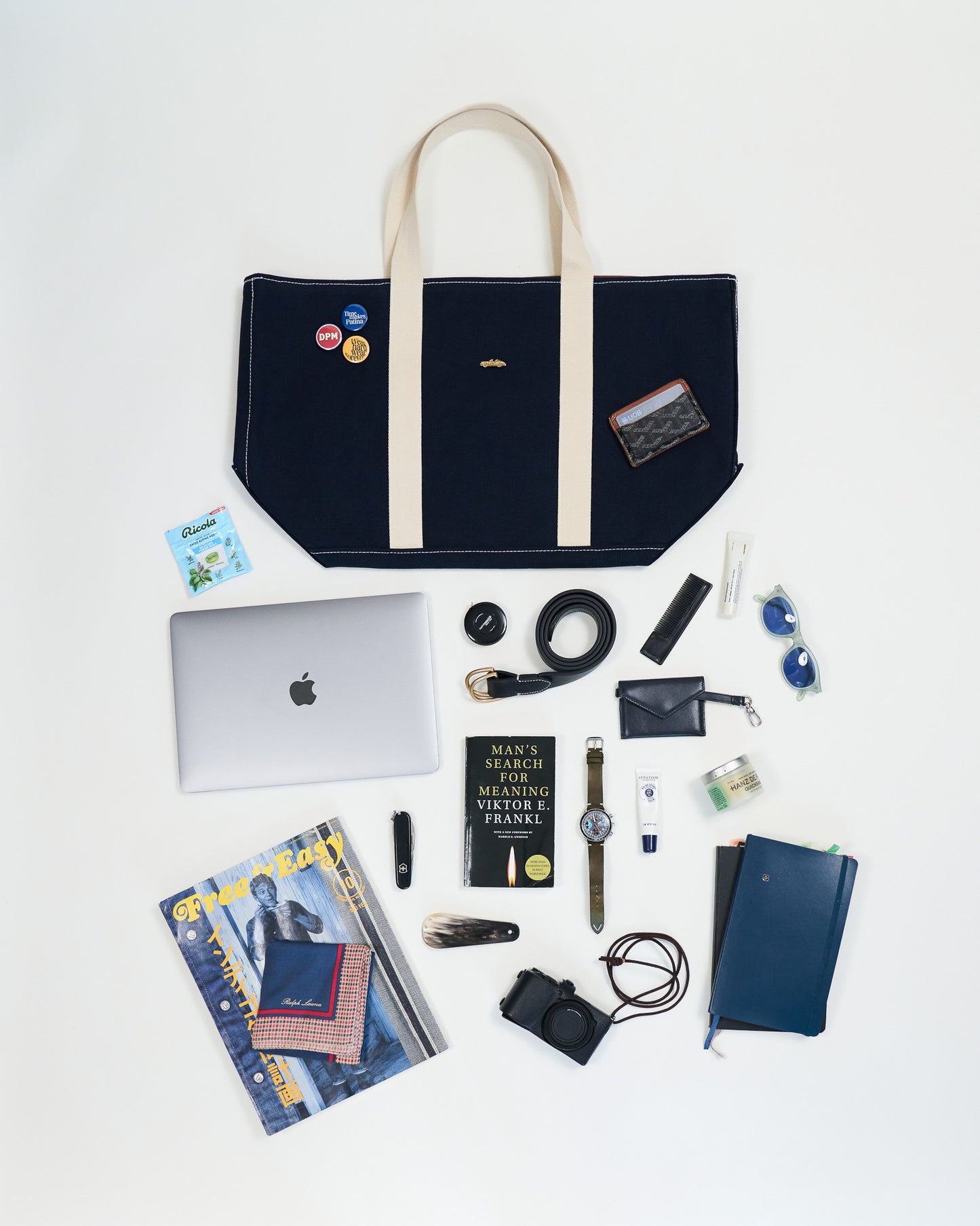 Diplomate Tote Bag Navy Blue