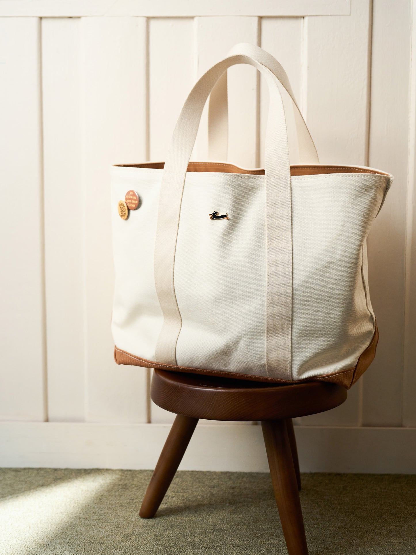 Diplomate Tote Bag Ivory